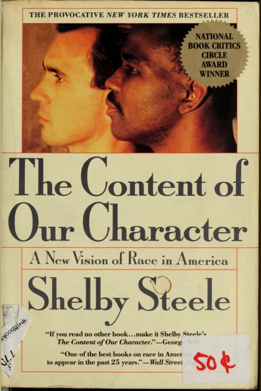 The cover of The Content of Our Character
