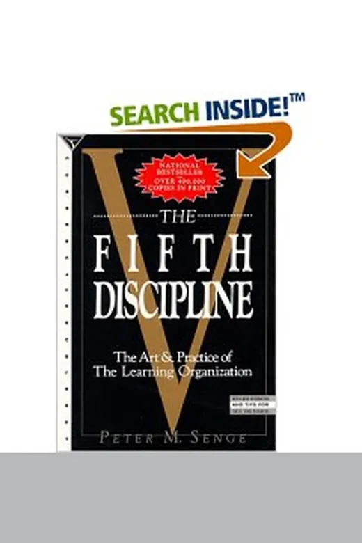 The cover of The Fifth Discipline: The Art and Practice of the Learning Organization