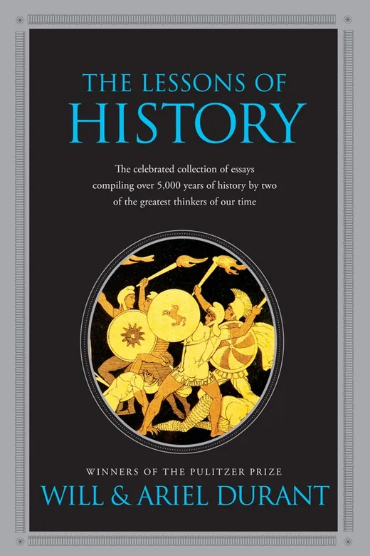 The cover of The Lessons of History