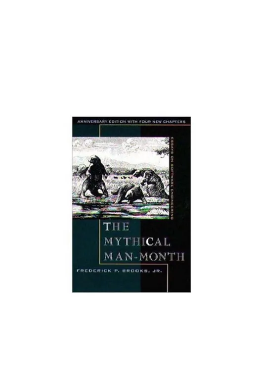 The cover of The Mythical Man Month