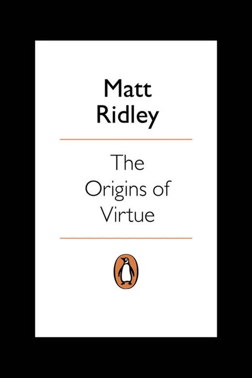 The cover of The Origins of Virtue