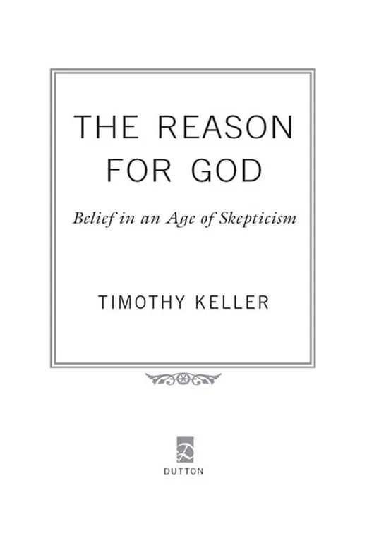 The cover of The Reason for God