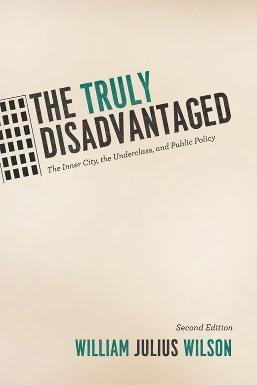The cover of The Truly Disadvantaged: The Inner City, the Underclass, and Public Policy, Second Edition