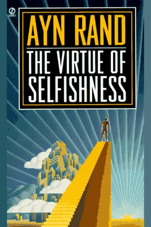The cover of The Virtue of Selfishness: A New Concept of Egoism
