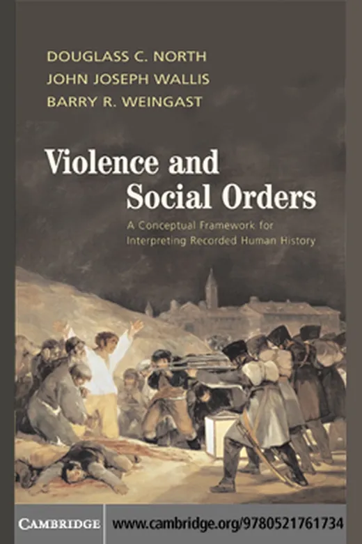 The cover of Violence and Social Orders
