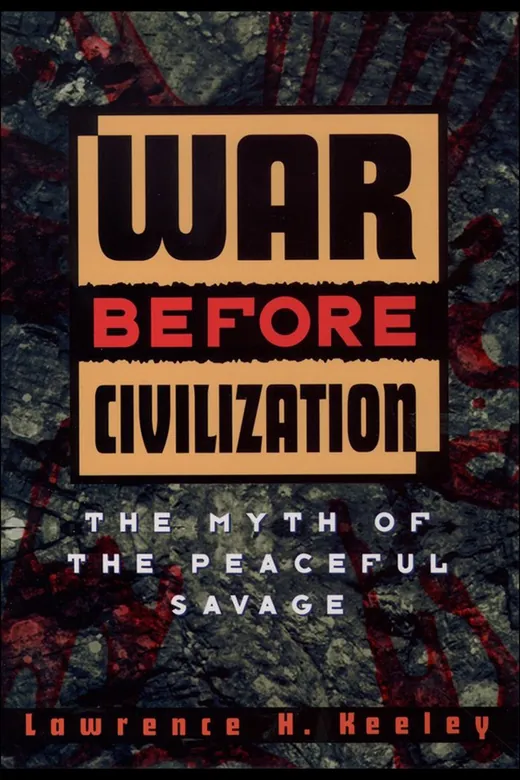 The cover of War before Civilization