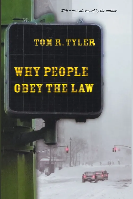 The cover of Why People Obey the Law